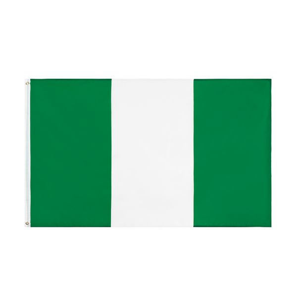 

90x150cm green white nga ng nigeria flag wholesale factory price