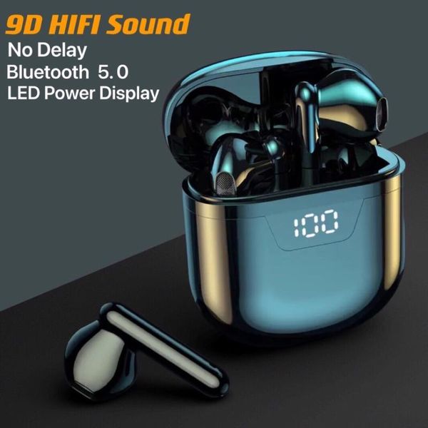 

5.0 earphones wireless headphones 9d hifi stereo sports waterproof earphone headset with microphone cell phone