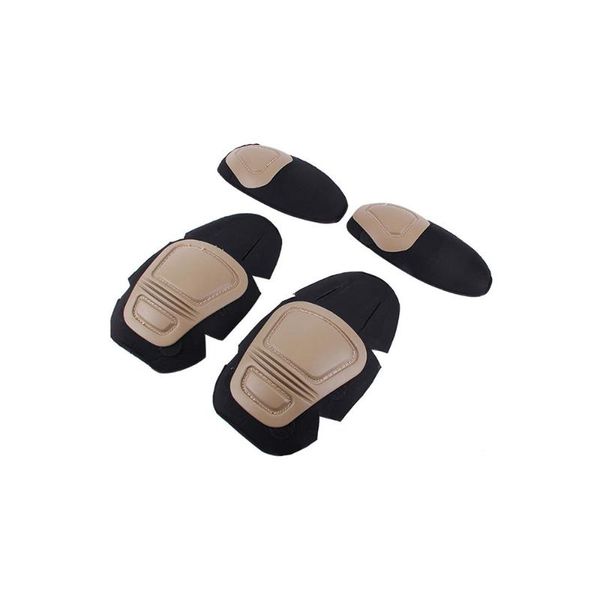 

elbow & knee pads tactical pad military protector army outdoor sport working hunting skating safety gear kneecap, Black;gray