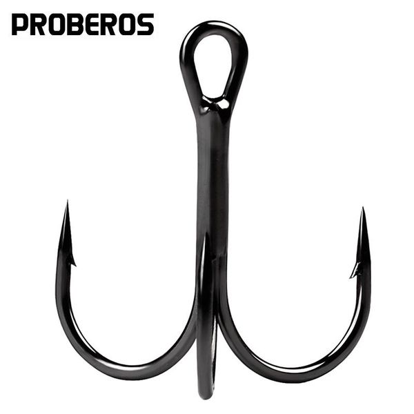 

fishing hook 100pc high carbon steel treble 3/0#-14# black/red/brown/silver/matte tin color fishhooks hooks