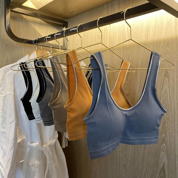 

camisoles & tanks women's underwear no steel ring bra wrapped chest back beauty active cotton breathable thin section, Black;white