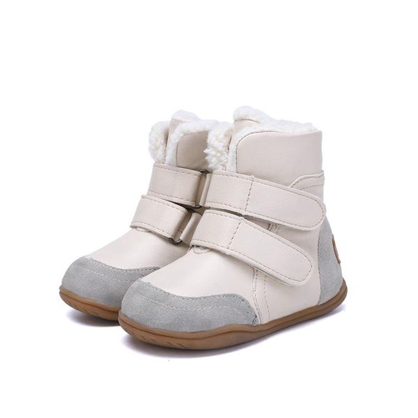 

fashion flexible kids boots for winter boys shoes girls soft, Black;grey
