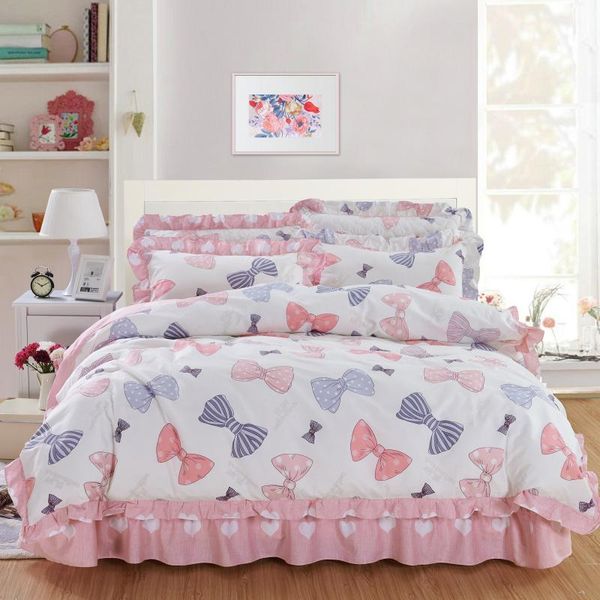 

bedding sets fashion full  king lace cotton set quilt cover pillowcase flat bed sheet bedspreads home el bedclothes bedroom