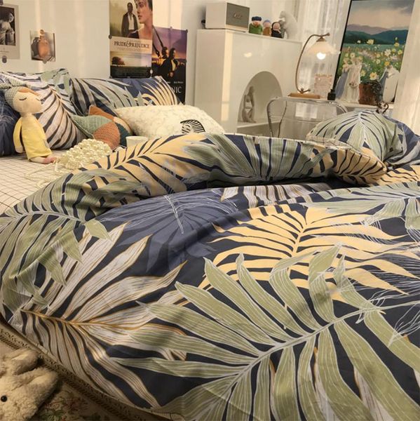 

bedding sets vintage pastoral plant set kid teen adult,design cotton twin full  home textile bed sheet pillow case duvet cover