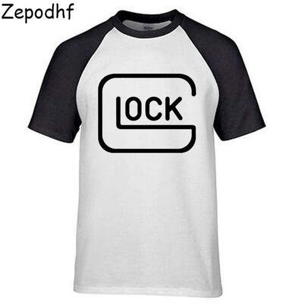 

men's glock t shirt uniquet-shirt 100% cotton graphic tee short sleeve men tshirts 210409, White;black