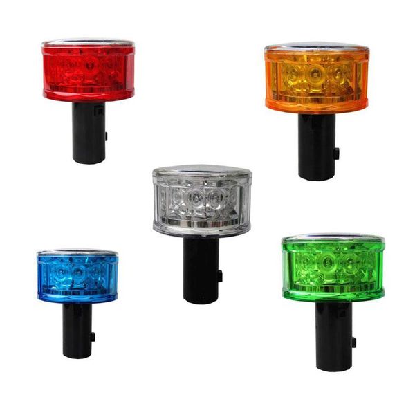 

12pcs green led flashing light solar warning light, for traffic safety