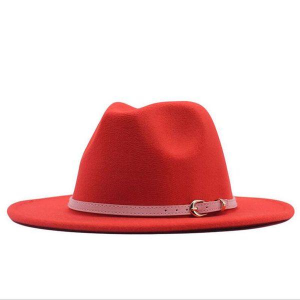 

wide brim hats men women 18 colors fedora hat with belt panama outdoor travel big size 56-61cm, Blue;gray