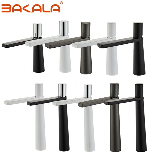 

bathroom sink faucets basin black waterfall mixer tap brass and cold lm2d