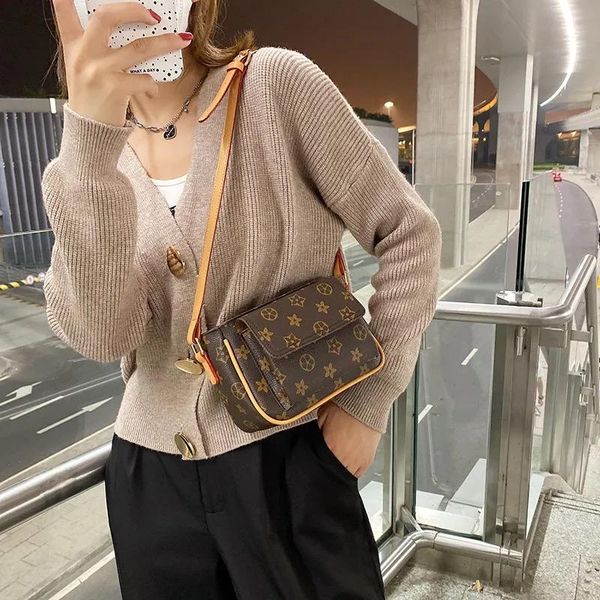 

duffel bags fashion brand women's small crossbody bag lightweight pu leather messenger flap handbag purse summer travel for female