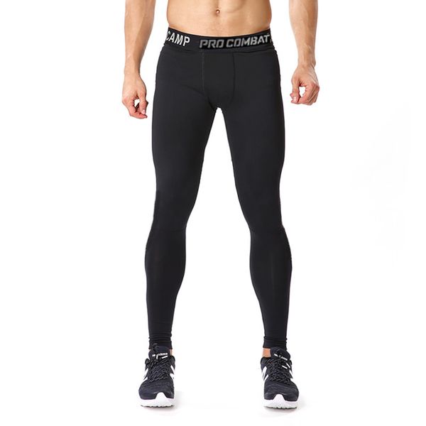 

men's compression pants male tights leggings for running gym sport fitness quick joggings workout trainning trousers, White;black