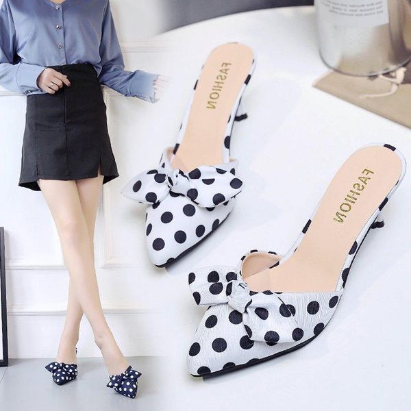 

slippers summer women's autumn satin slik women pumps womens party high heels ladies office shoes outdoor med casual shoe, Black