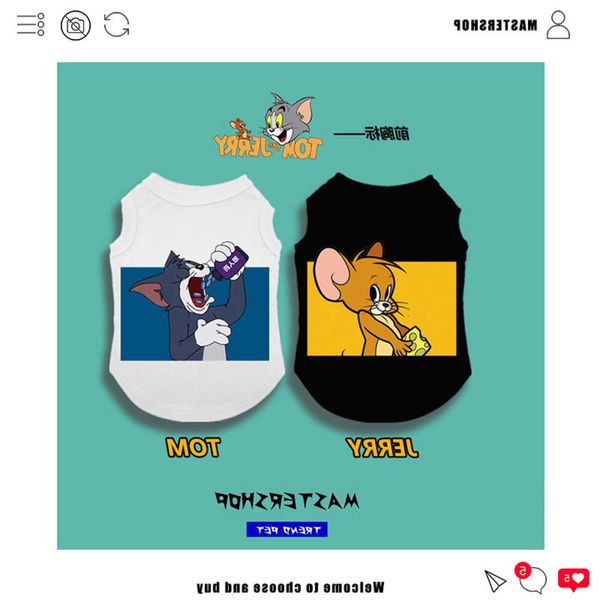 

the dog clothes mastershop summer vest cocky dog pet clothes nostalgic classic cat and mouse