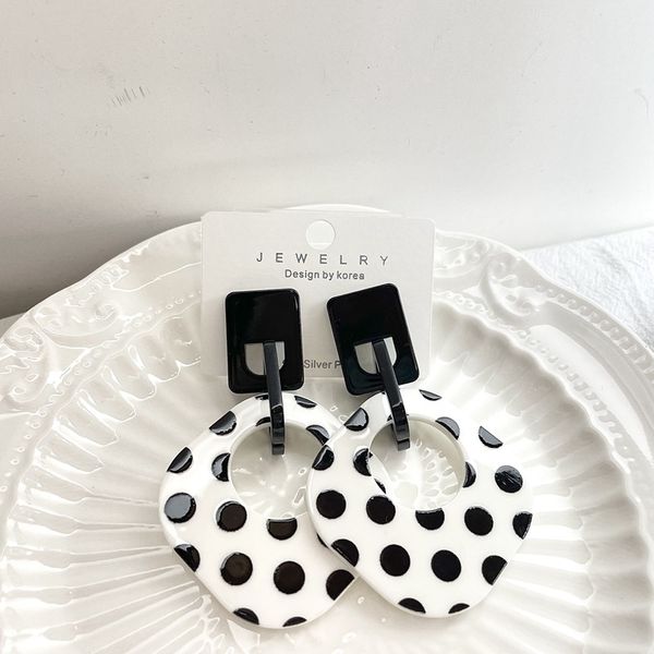 

wave ins geometric silver 925 earrings designer dangle & chandelier simple and versatile style geometry silvers needle earring