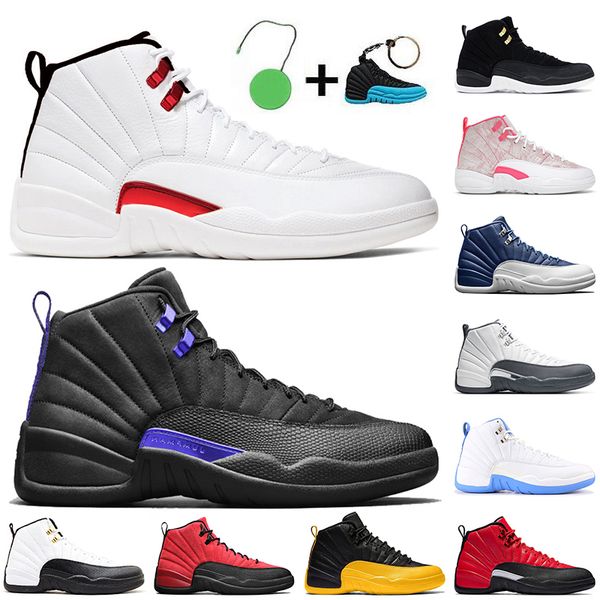 

2021 fashion twist 12s dark concord jumpman 12 basketball shoes university gold reverse flu game ovo white arctic punch pink taxi trainers s, White;red