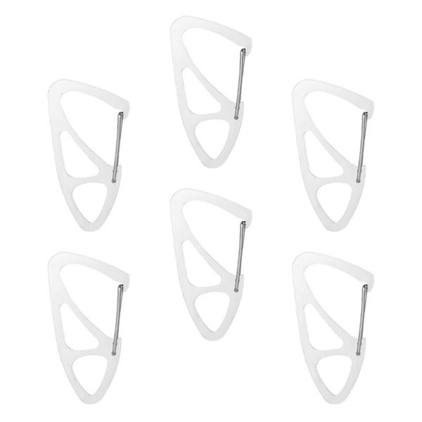 

cords, slings and webbing 6pcs mountaineering hook climbing button carabiner tools