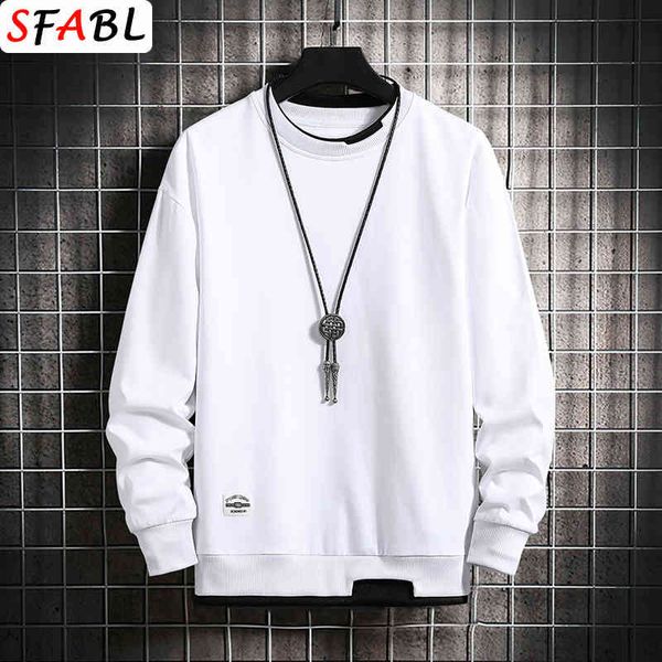 

mens designer t shirts sfabl fashion print sweatshirt men 2021 high street hoodies s patchwork harajuku sweatshirts streetwear male, Black