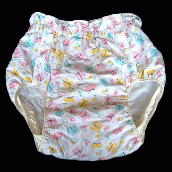 

six more selected into abdl baby fuubuu reusable diapers cute cartoon pattern large size ddlg panties xl,xxl cloth