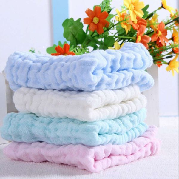 

handkerchief recommend baby multi purpose six layer pure cotton water washing handkerchief 25 * 25cm gauze face towel 6564, White
