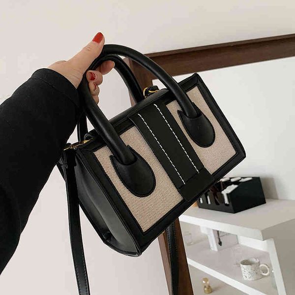 

elegant female tote 2021 fashion new pu leather women's designer handbag vintage travel shoulder messenger bag c0508