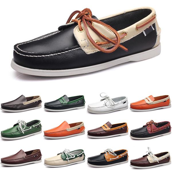 Ayakkabılar Deri Sıradan Loafers Spor Ayakkabıları Erkekler Alt kesim Klasik Siyah Beyaz Elbise Ayakkabı Erkek 43 S