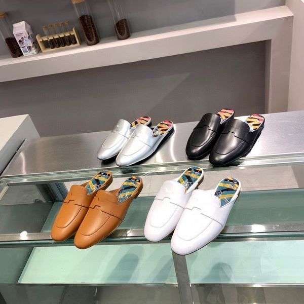 

paris luxury designer sliders mens womens summer sandals beach slide slippers ladies flip flops loafers sky blue chaussures, Black