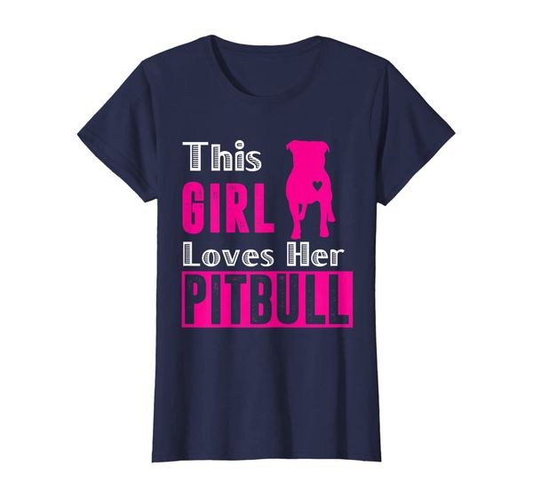 

Womens Adorable This Girl Loves Her Pit Bull Shirt, Mainly pictures