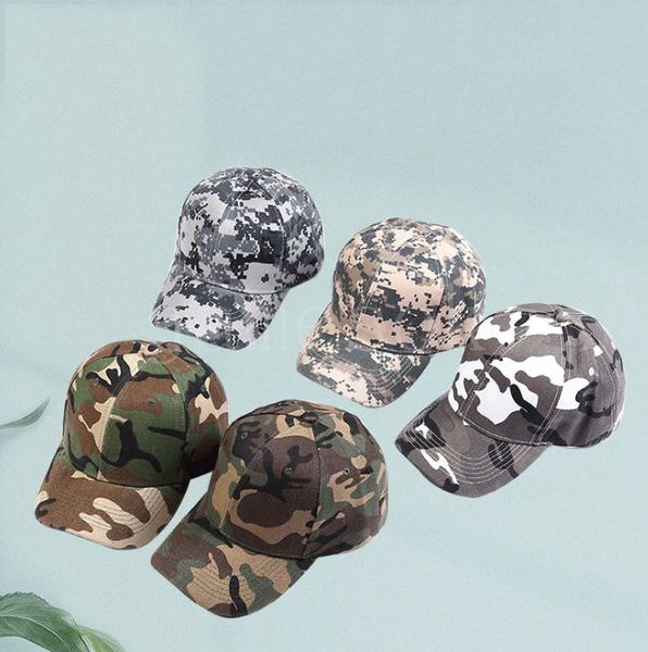 5 Style Camouflage Four Seasons Baseballhüte Outdoor Sport gebogene Krempe -Kappe Sun Hut DD406