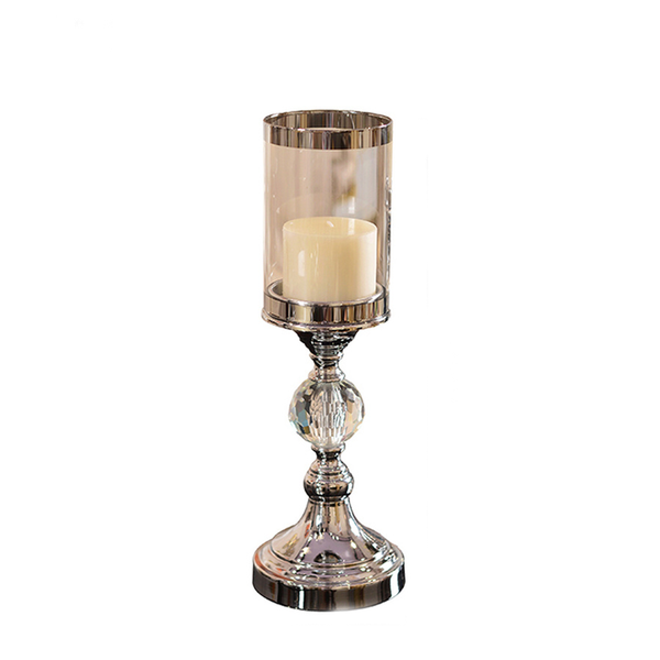 

candle holders gold glass stand decoration metal candlestick creative living room ornaments wedding table centerpiece
