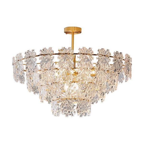 

pendant lamps dining room chandelier crystal lamp light luxury postmodern shop decorative household round bar tabl
