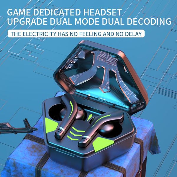

wireless earphones no delay gaming headphones with microphone noise canceling earbuds headset hifi stereo cell phone