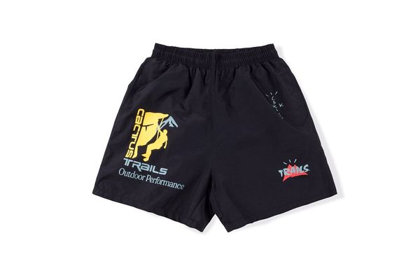 

men's shorts 21ss cactus jack running trails for men and women, White;black