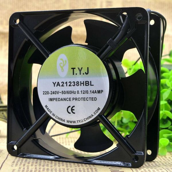 

t.y.j ya21238hbl 220v 12cm 12038 led cooling fan , smart home control