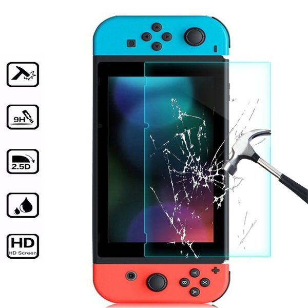 Защитная пленка Premium закаленного стекла защитная пленка для Nintendo Switch HD Очистить анти-царапин