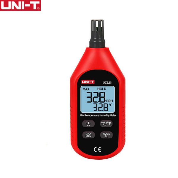 UNI-T UT333 mini temperatura medidor de umidade interior higrómetro exterior higrômetro indicação unit conversão lcd backlight higreta 210719