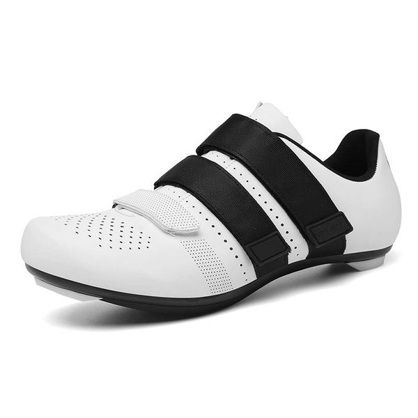 

cycling footwear shoes mtb spd cleat self-locking mountain bike sneakers men's road bicycle breathable flat, Black