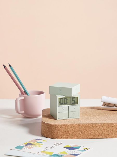 

other clocks & accessories timer clock, digital rotating timer, multifunctional square alarm suitable for study, office, kitchen