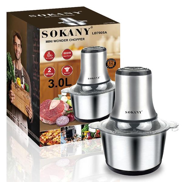 

blender 800w 3l stainless steel meat grinder 2 speedselectric chopper household automatic mincing machine processor