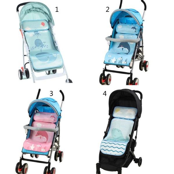 

stroller parts & accessories summer cooling pad 3d breathable mesh pushchair mat mattress baby pram seat cover cushion for born 73x35cm