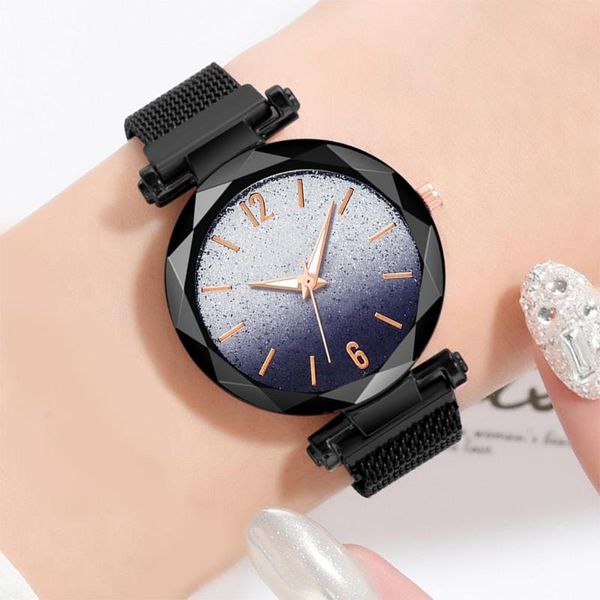 

wristwatches luxury women watches magnetic female clock relogio feminino quartz wristwatch fashion ladies wrist watch, Slivery;brown