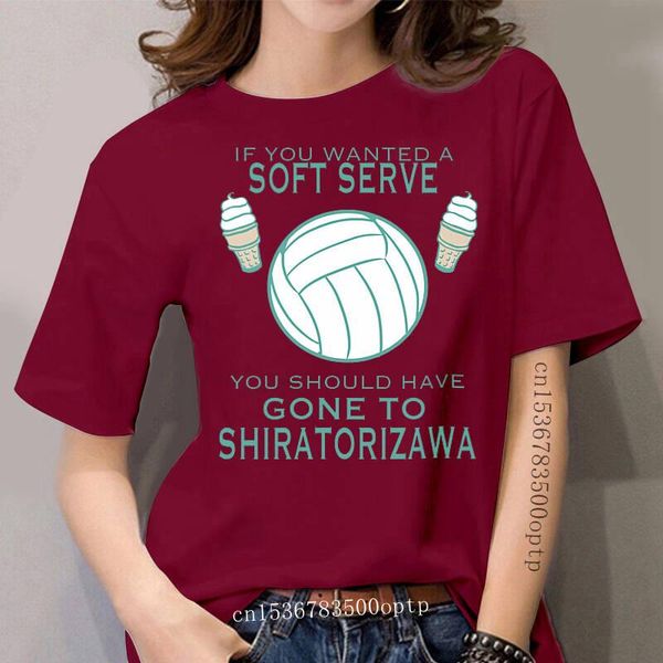 

women's t-shirt soft serve t shirt oikawa tooru haikyuu volleyball aoba josai, White