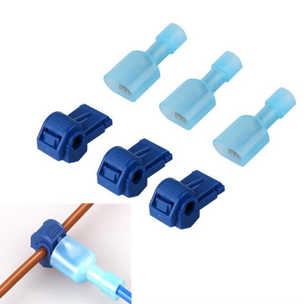 500 PCS Conectores de Cabo Elétrico Acessórios de Iluminação Snap Bloqueio de Bloqueio Terminais de Fio Crimp Fios Conector Impermeável Conexão Elétrica