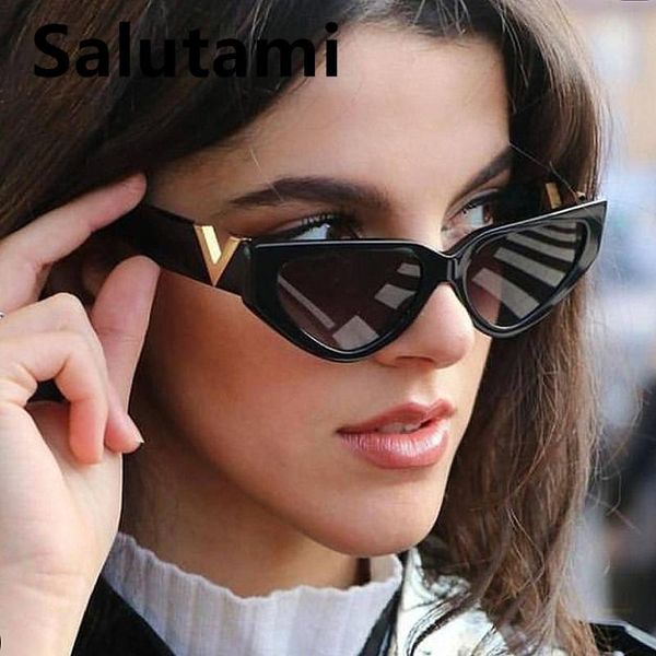 

sunglasses 2021 fashion brand small round cat eye sunglassses for women unqiue black zebra stripes sun glasses female elegant shades, White;black