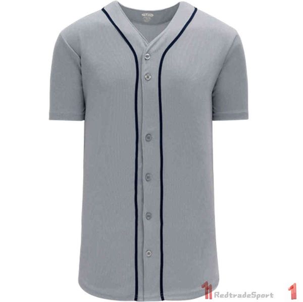 Passen Sie Baseball-Trikots an, Vintage, leeres Logo, genähter Name, Nummer, Blau, Grün, Creme, Schwarz, Weiß, Rot, Herren, Damen, Kinder, Jugend, S-XXXL, 1TAIH