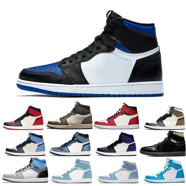 

2022 1s man's basketball shoes man turbo green royal dark mocha tie dye court purple bred toe cactus chicago shadow 3 twist high