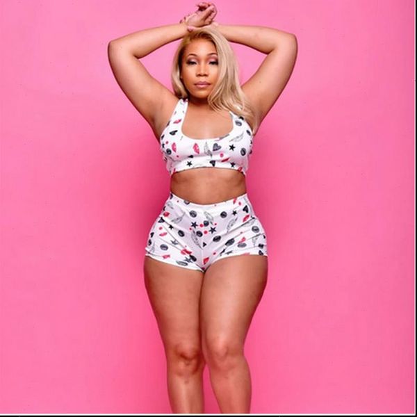 

summer 2piece set womens sleepwears crew neck sleeveless tank amp shorts slim nightwear butterfly print sleepwear casual 2pcs, Black;red