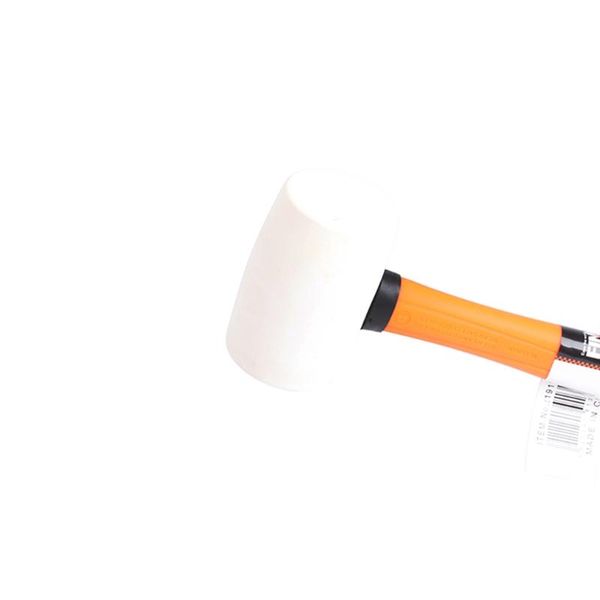 

hand tools g8da blow hammer mallet with non-marring rubber head fiberglass handle grip soft tasks without damage