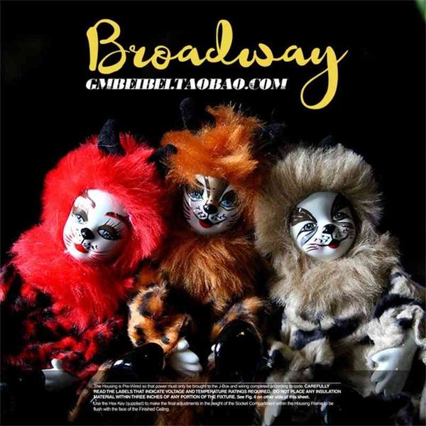 

bulk collection antique american broadway musical ceramic cat doll