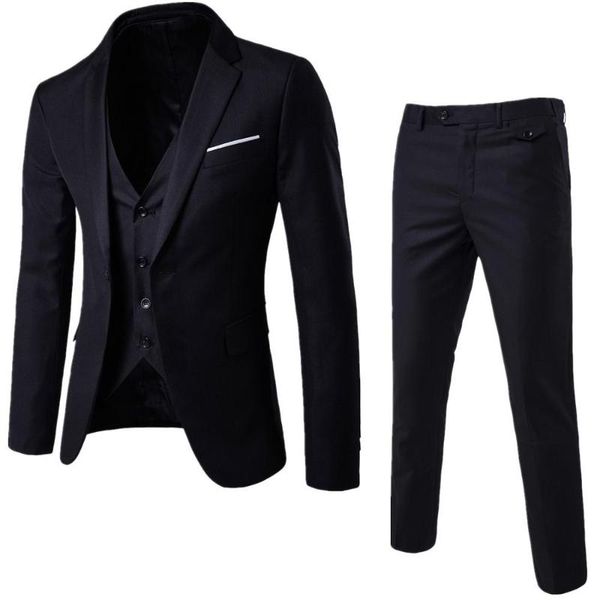 

men's suits & blazers mens groom wear tuxedos 2-piece wedding groomsmen man formal student's handsome coat for (jacket+pant), White;black