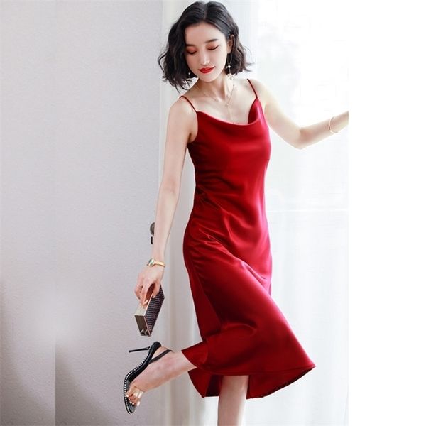 

fashion women solid spaghetti straps backless sleeveless dresses bottom length ladies casual dress summer party dress, Black;gray