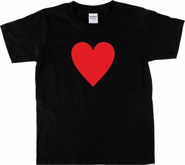 

heart t-shirt - valentines day, retro, various colours, White;black